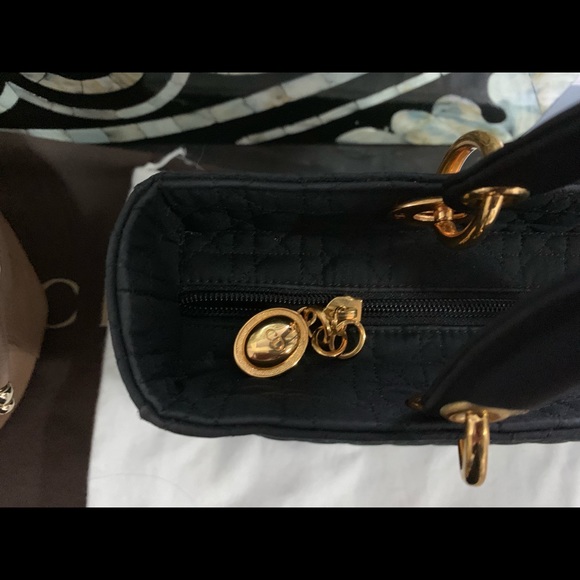 Christian Dior Cannage Nylon Handbag MM - Picture 6 of 8